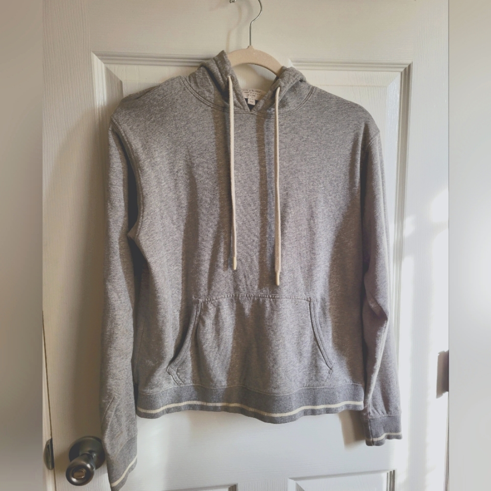 La Ligne Gray Hoodie pullover Sweatshirt Sz XS